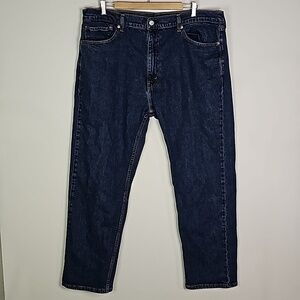 Levi's 505 dark wash 40x30 straight leg jeans